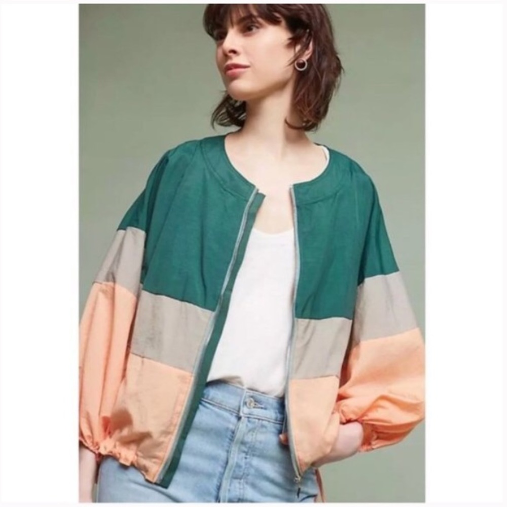 Anthropologie Windbreaker